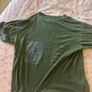 ANINE BING Green Short Sleeve Tee